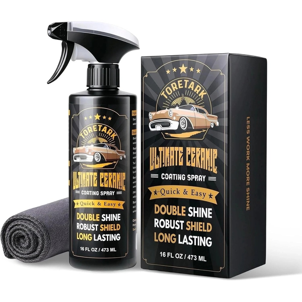 Carceracot Ceramic Coating for Cars (16 oz.), Unmatched Shine Nano Car Wax...